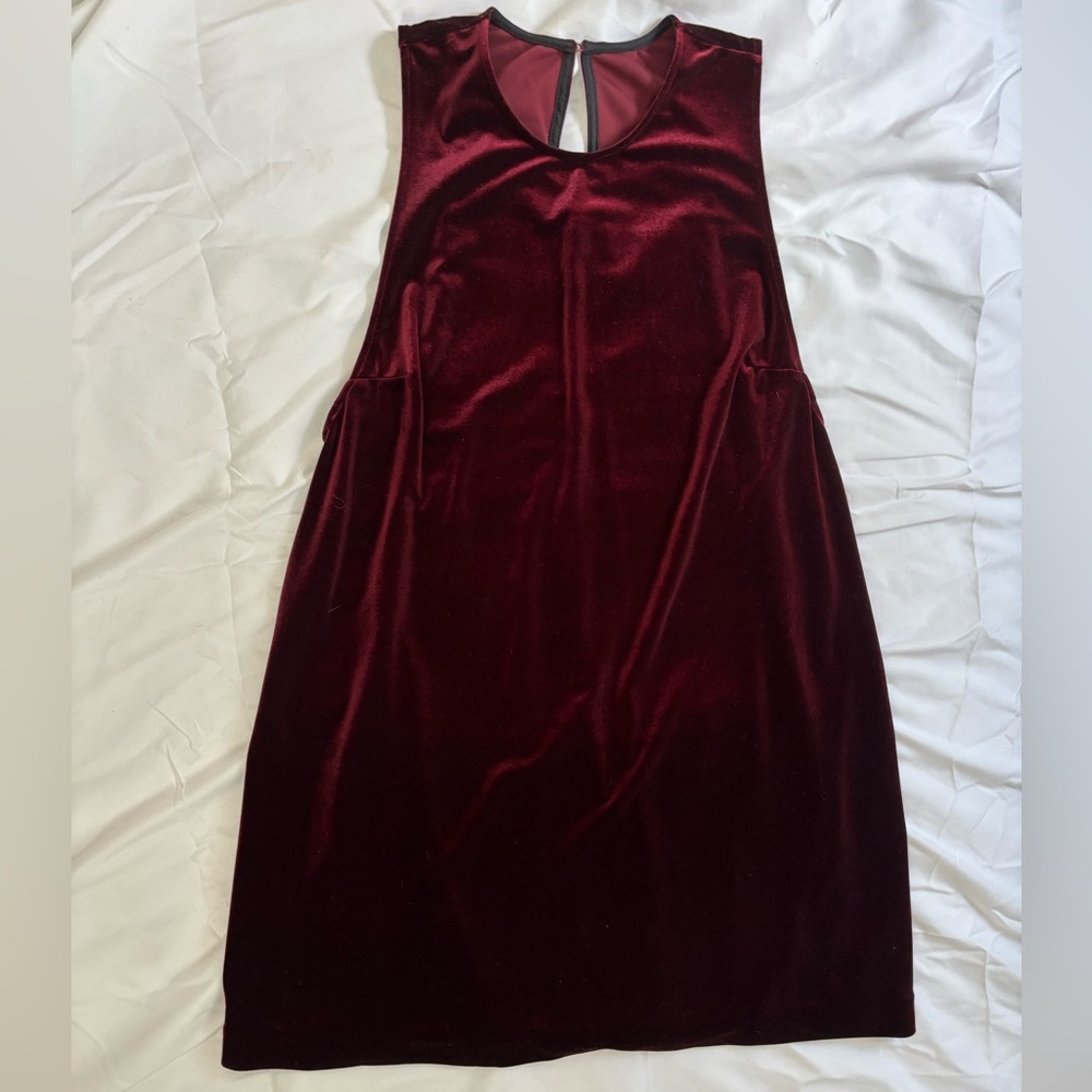 American Apparel Deep Red Backless Dress